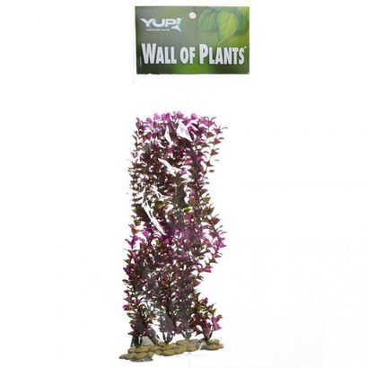 Buy Yup Aquarium Decor Wall of Plants - Red & Green