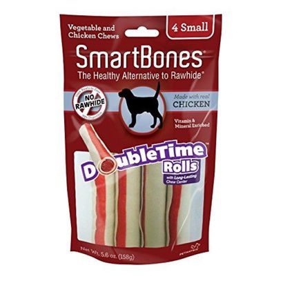 Buy SmartBones DoubleTime Roll Chews for Dogs - Chicken