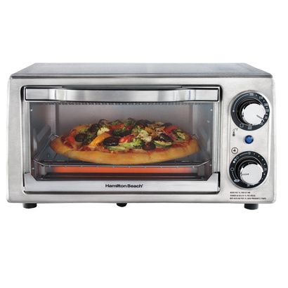 Buy Hamilton Beach Stainless Steel Four Slice Toaster Oven