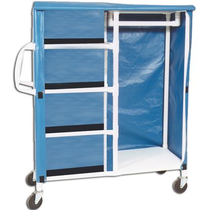 Buy MJM International Combo Cart with Shelves And Hanging Rack