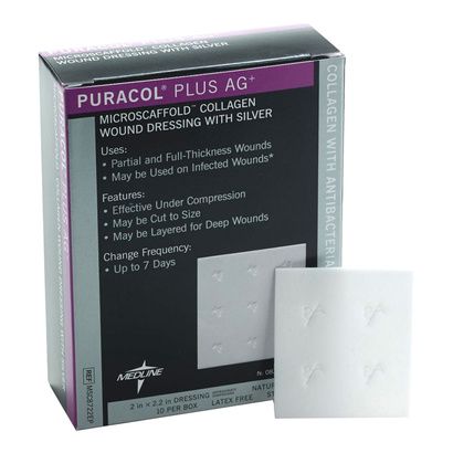 Buy Medline Puracol Plus AG Collagen Dressing with Antimicrobial Silver