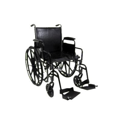 Buy Karman Healthcare Standard Weight Deluxe Wheelchair With Detachable Armrest