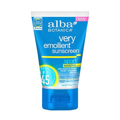 Buy Alba Botanica Very Emollient Sport  Mineral SPF 45 Sunscreen  Lotion