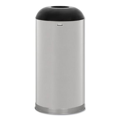 Buy Rubbermaid Commercial European & Metallic Series Receptacle with Drop-In Dome Top