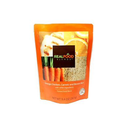 Buy Real Food Orange Chicken Carrots and Brown Rice Blenderized Meal