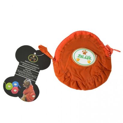 Buy Pet Life Ultimate Waterproof Thunder-Paw Zippered Orange Travel Dog Raincoat