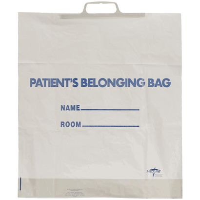 Buy Medline Rigid Handle Patient Belongings Bag