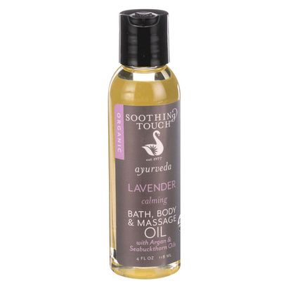 Buy Soothing Touch Ayurveda Calming Lavender Organic Massage Oil