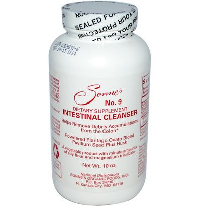 Buy Sonnes Number 9 Intestinal Cleanser With Psyllium Powder