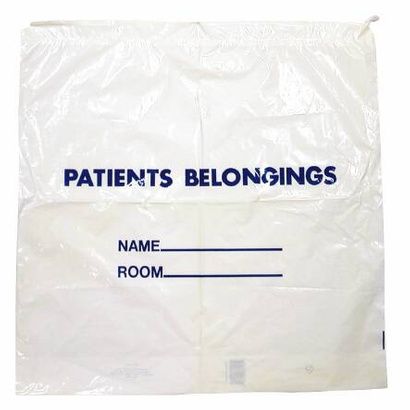 Buy Donovan Industries Patient Belongings Polyethylene Bag