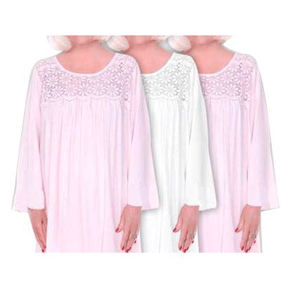 Buy Dignity Pajamas 3-Pack Womens Cotton Long sleeve Patient Gown