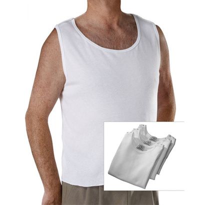 Buy Silverts Adaptive Cotton Sleeveless Undershirt For Men