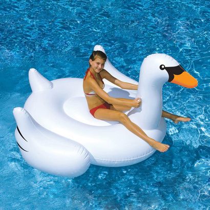 Buy Swimline Giant Inflatable Ride-On Swan