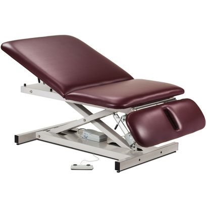 Buy Clinton Extra Wide Bariatric Power Exam Table with Adjustable Backrest and Drop Section