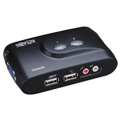 Buy Tripp Lite 2-Port Compact USB KVM Switch with Cable Kit