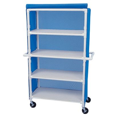 Buy Healthline Medical Four Shelf Linen Cart With Cover