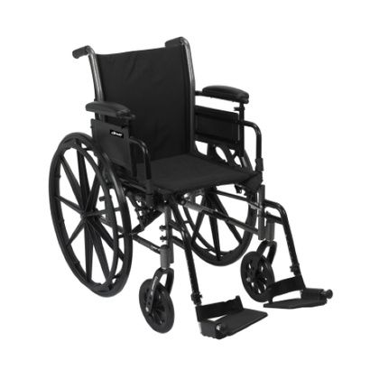 Buy McKesson Lightweight Flip Back Detachable Padded Desk Arm Dual Axle Wheelchair