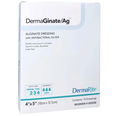 Buy DermaRite DermaGinate Ag Alginate Dressing with Antibacterial Silver