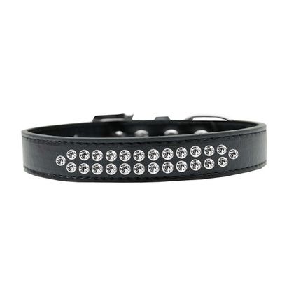 Buy Mirage Two Row Clear Crystal Dog Collar