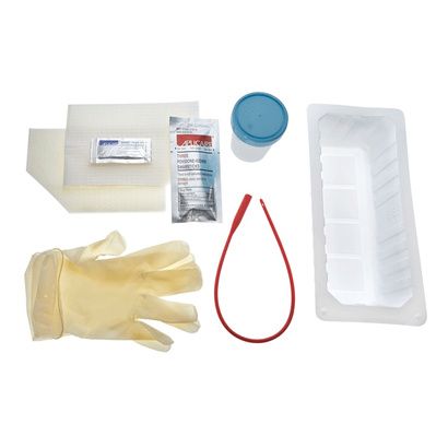 Buy Amsino AMSure Urethral Catheterization Tray With Red Rubber Catheter