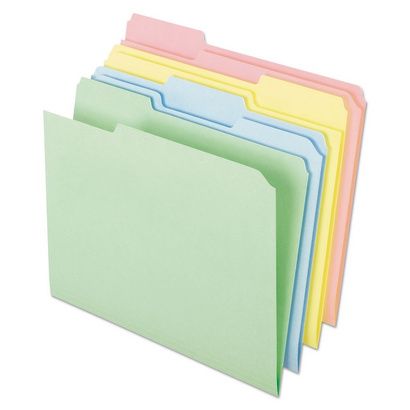 Pendaflex Pastel Colored File Folders