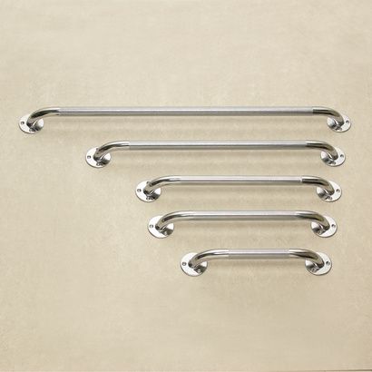 Buy Chrome-Plated Steel Low Profile Wall Mounted Grab Bar