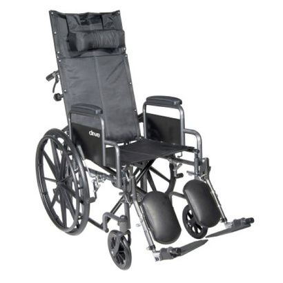 Buy McKesson Reclining Single Axle Wheelchair With Detachable Padded Desk Arms
