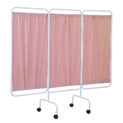 Buy R&B Mobile Antimicrobial Three Panel Privacy Screen With Casters