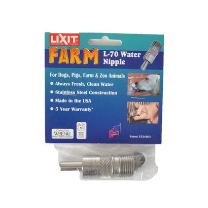 Buy Lixit Water Nipple for Pets, Farm & Zoo Animals