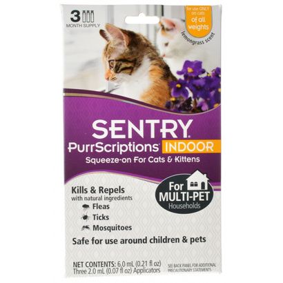 Buy Sentry PurrScriptions Indoor Squeeze-On for Cats & Kittens