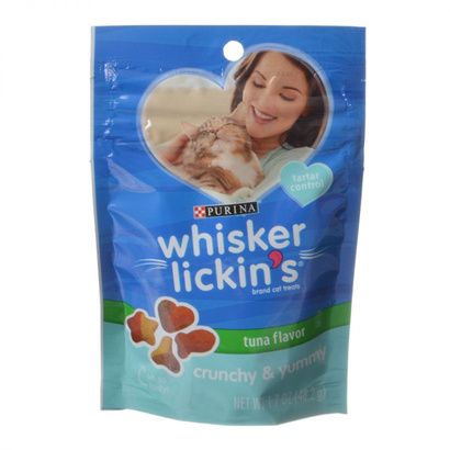 Buy Purina Whisker Lickins Crunch Lovers Tuna Flavored Cat Treats