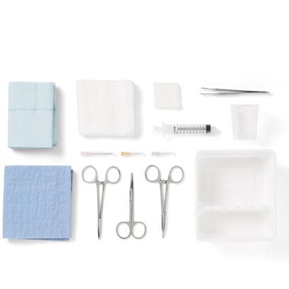 Buy Medline Laceration Trays with Comfort Loop Instruments