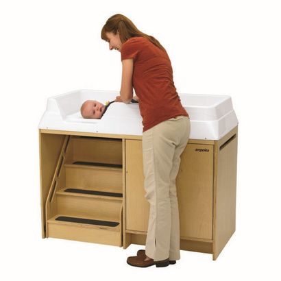 Buy Childrens Factory Angeles Changing Table With Locking Stairs