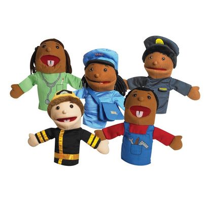 Buy Childrens Factory Career Puppets With Movable Mouths