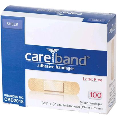 Buy ASO Careband Sheer Adhesive Bandages
