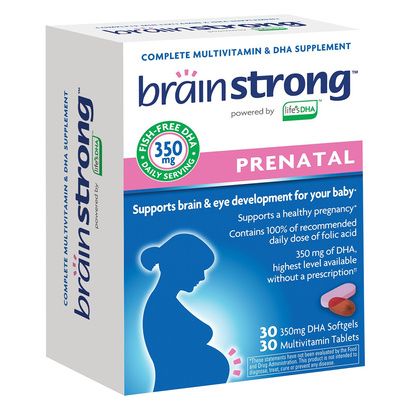 Buy BrainStrong Prenatal 30 Tablets