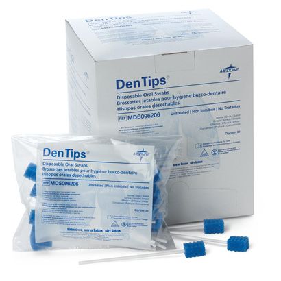 Buy Medline Dentips Disposable Oral Swabs
