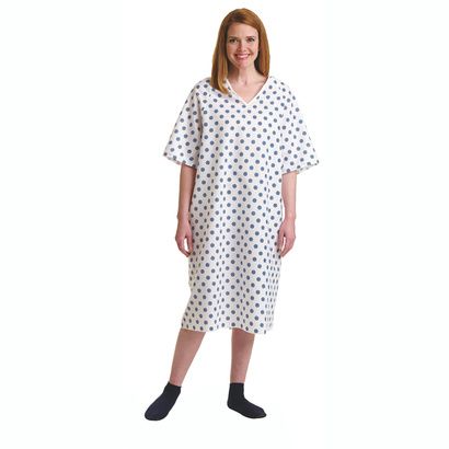 Buy Medline Overlap Back Snap Patient Gowns