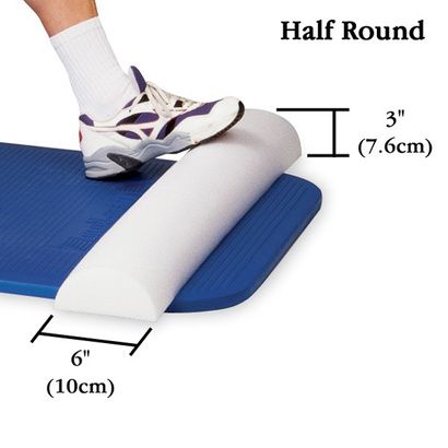 Buy Half-Round Lightweight Portable Foam Roll