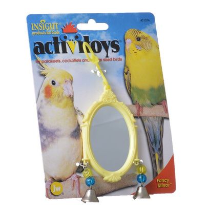 Buy JW Insight Fancy Mirror Bird Toy - Assorted