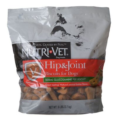 Nutri-Vet Hip & Joint Biscuits for Dogs - Extra Strength