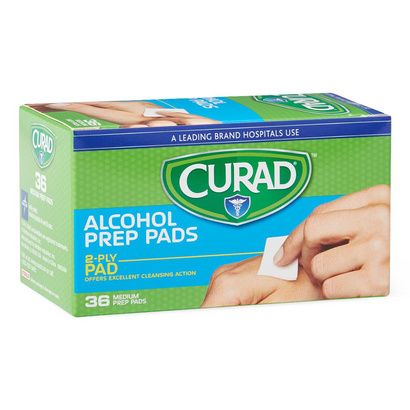 Buy Medline Curad Medium Two-Ply Sterile Alcohol Prep Pads