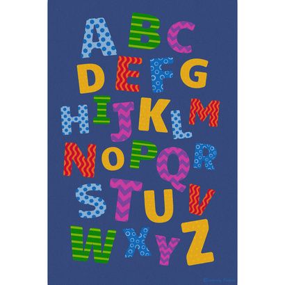 Buy Childrens Factory Alphabet Scramble Educational Rugs