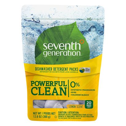 Buy Seventh Generation Lemon Automatic Dishwasher Detergent Packs