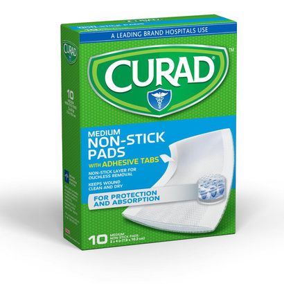 Buy Medline Curad Sterile Nonstick Pads with Adhesive Tabs