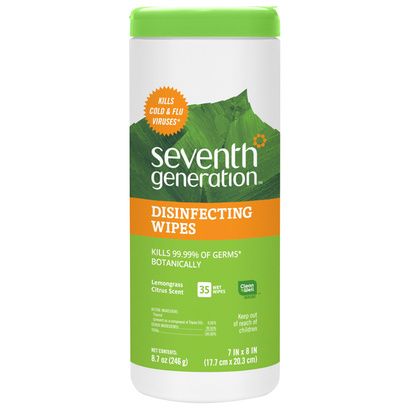 Buy Seventh Generation Lemongrass and Citrus Disinfecting Wipes