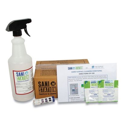 Buy San Jamar Sani Station Hard Surface Cleaner Kit