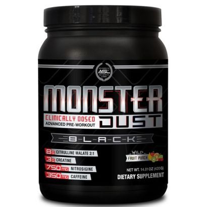 Buy ASL Monster Dust Black Pre Workout Supplement