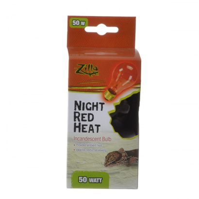 Buy Zilla Incandescent Night Red Heat Bulb for Reptiles