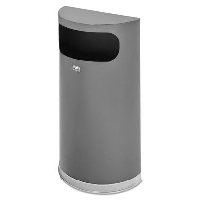 Buy Rubbermaid Commercial Half Round Flat Top Waste Receptacle